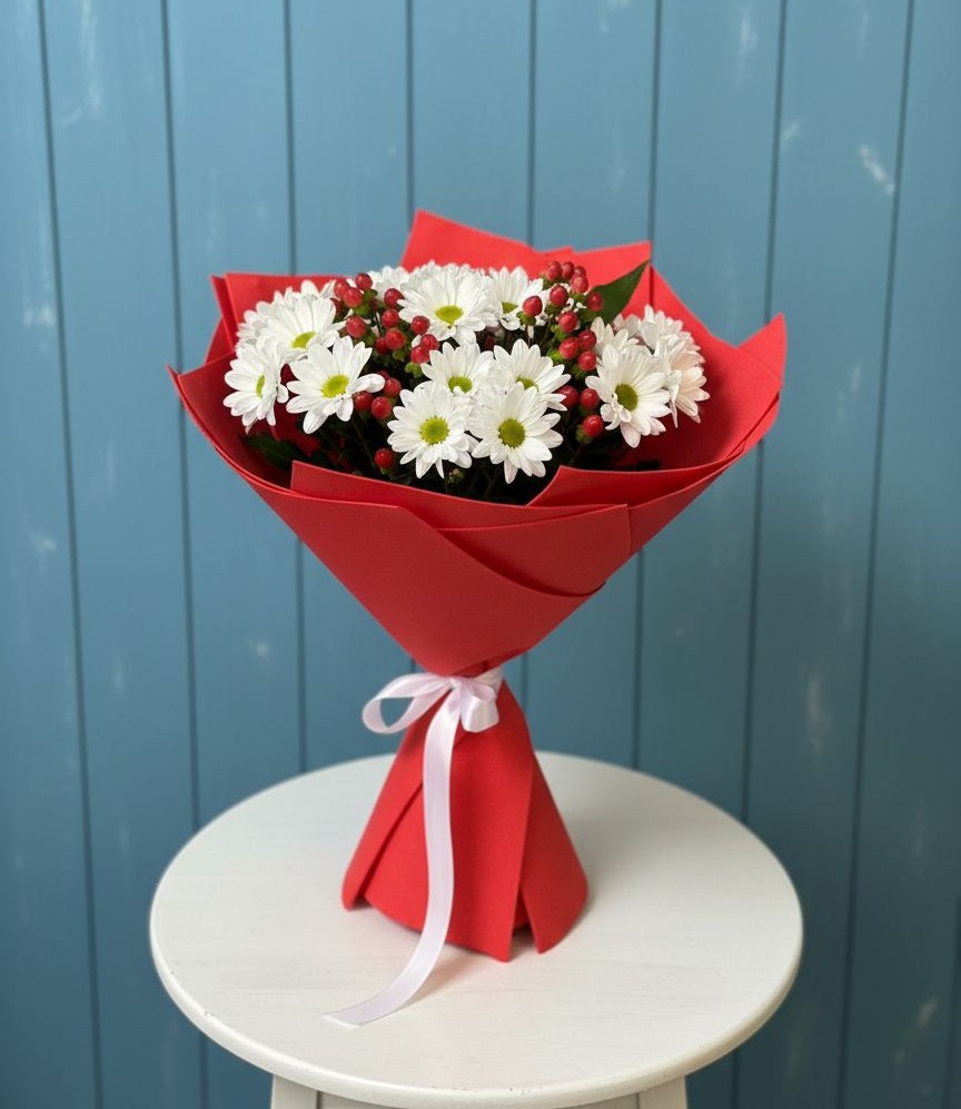 Букет цветов из: Хризантемы в Ильинском Раменский район