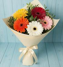 Букет цветов из:  Герберы в Ильинском Раменский район