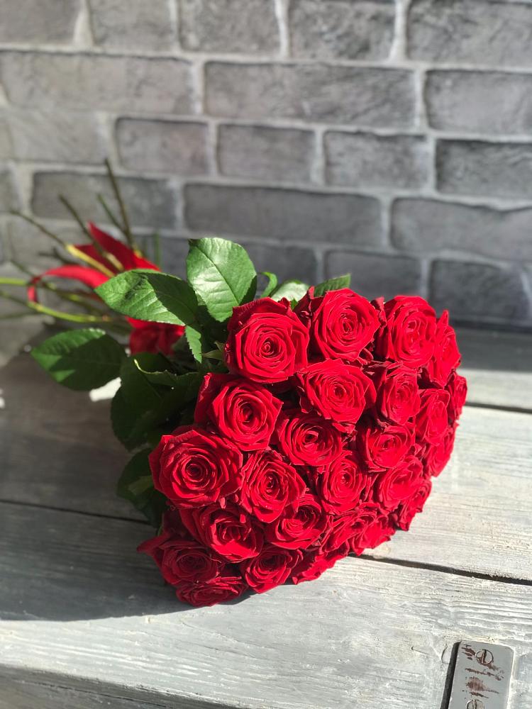 Букет Красные розы Фридом в Ильинском Раменский район