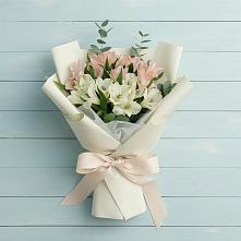 Букет цветов из:  Альстромерии в Ильинском Раменский район