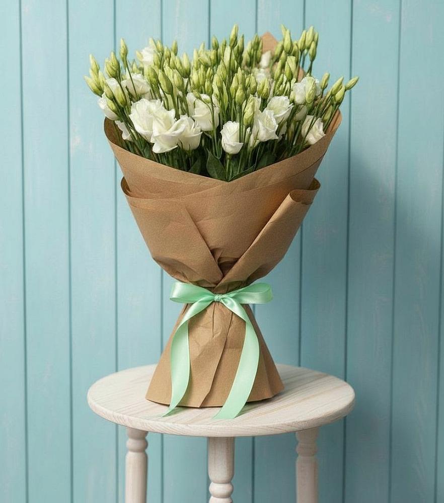 Букет цветов из: Лизиантусы в Ильинском Раменский район