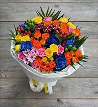 Букет цветов из:  Розы и Хризантемы в Ильинском Раменский район