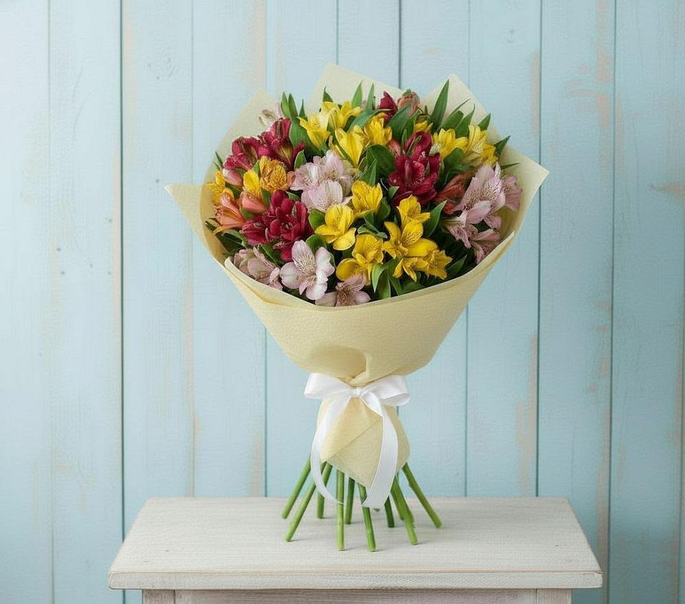 Букет цветов из: Альстромерии в Ильинском Раменский район
