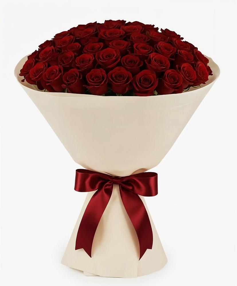 Букет 101 Бордовая роза Блэк Бакарра в Ильинском Раменский район