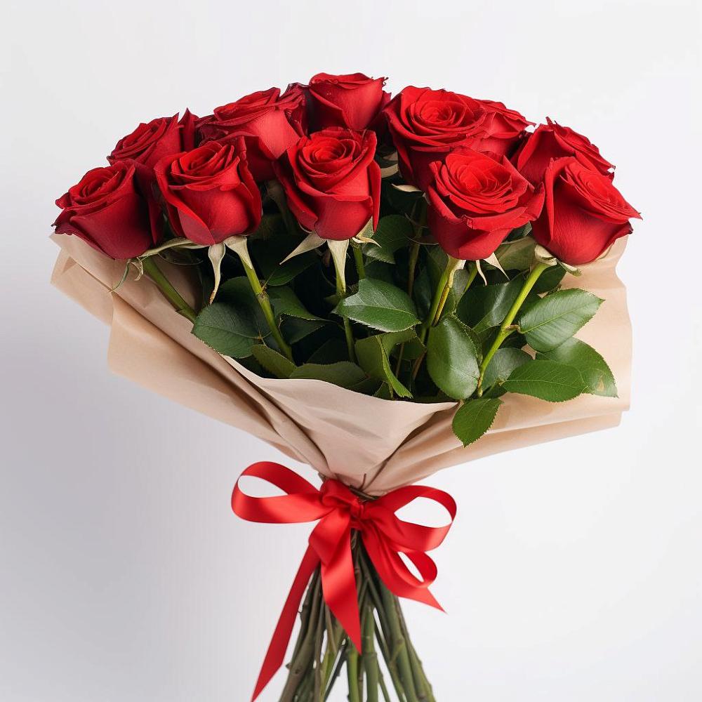 Букет 11 Красных роз Эдлесс Лав в Ильинском Раменский район